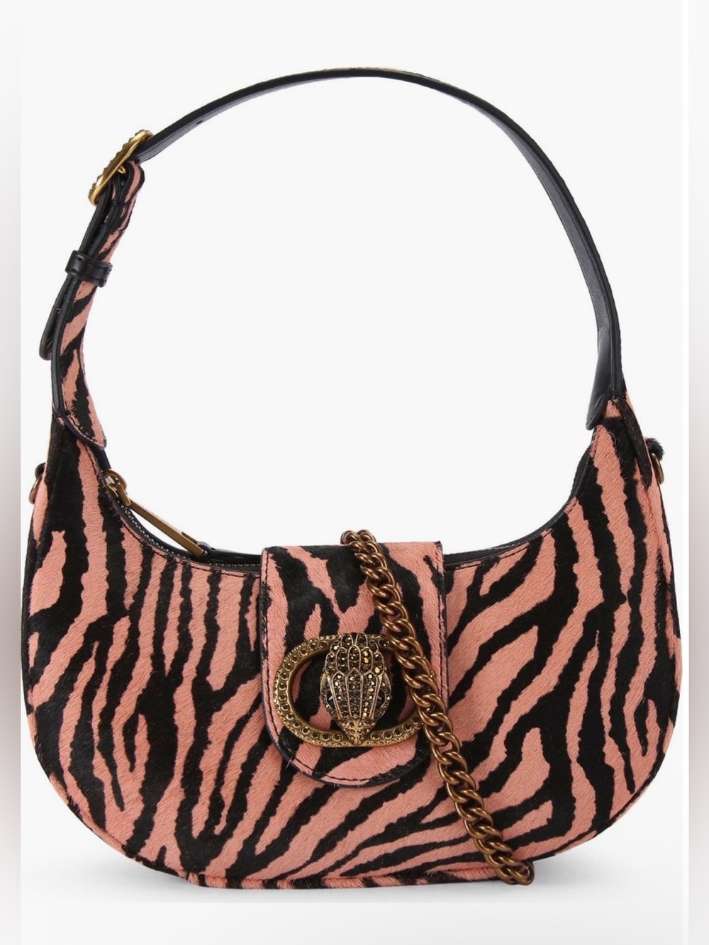 Kurt Geiger London Small Chelsea Genuine Calf Hair Hobo Bag
